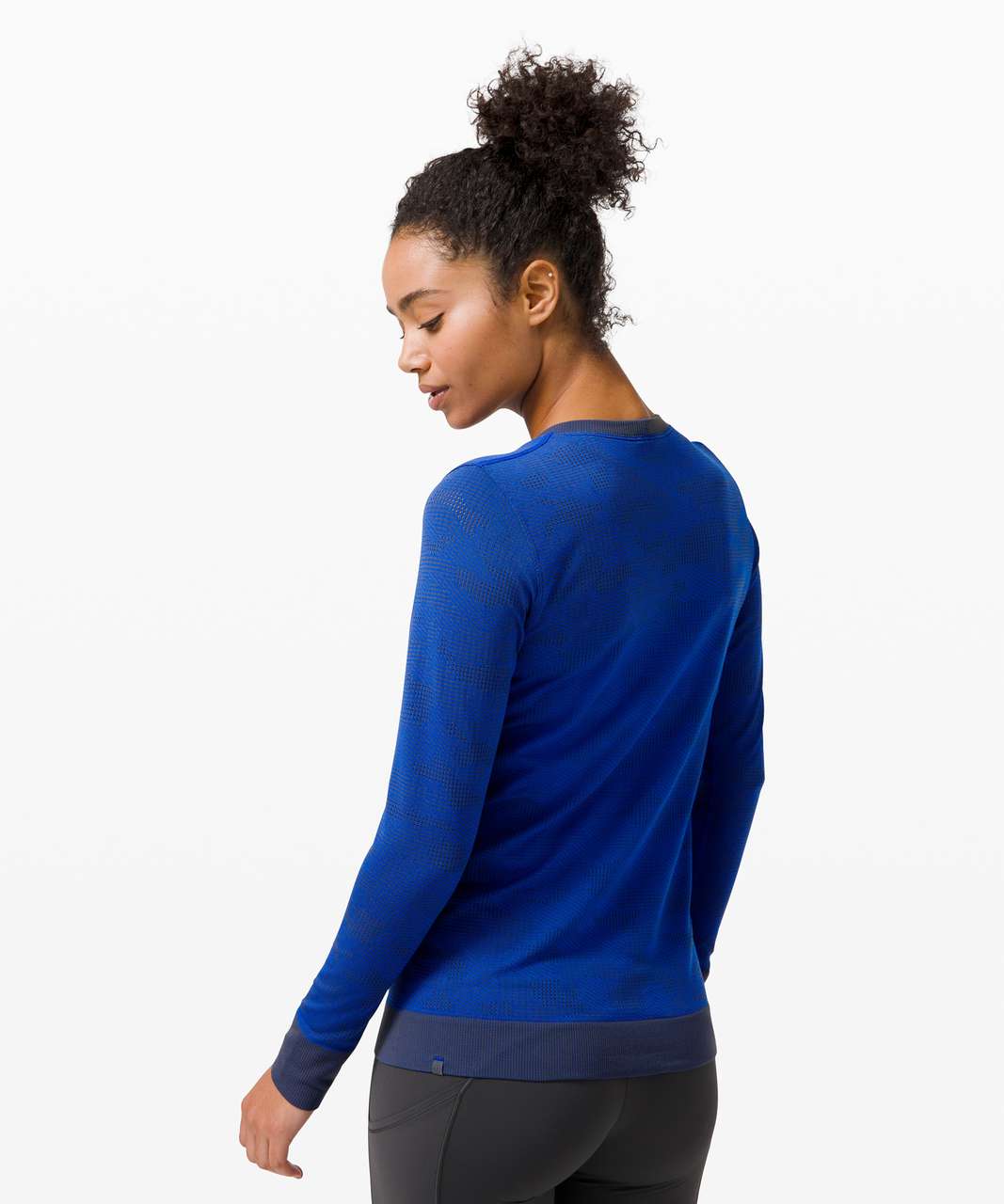 Lululemon Swiftly Breathe Long Sleeve - Water Drop / Night Sea