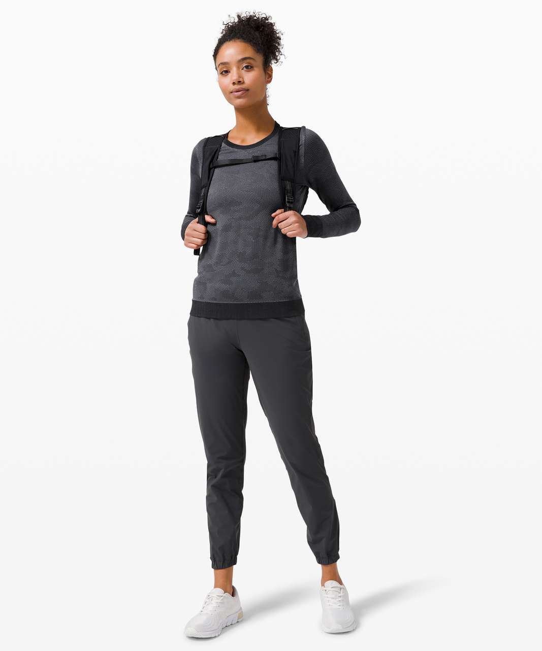 Lululemon Swiftly Breathe Long Sleeve - Vented Camo Black