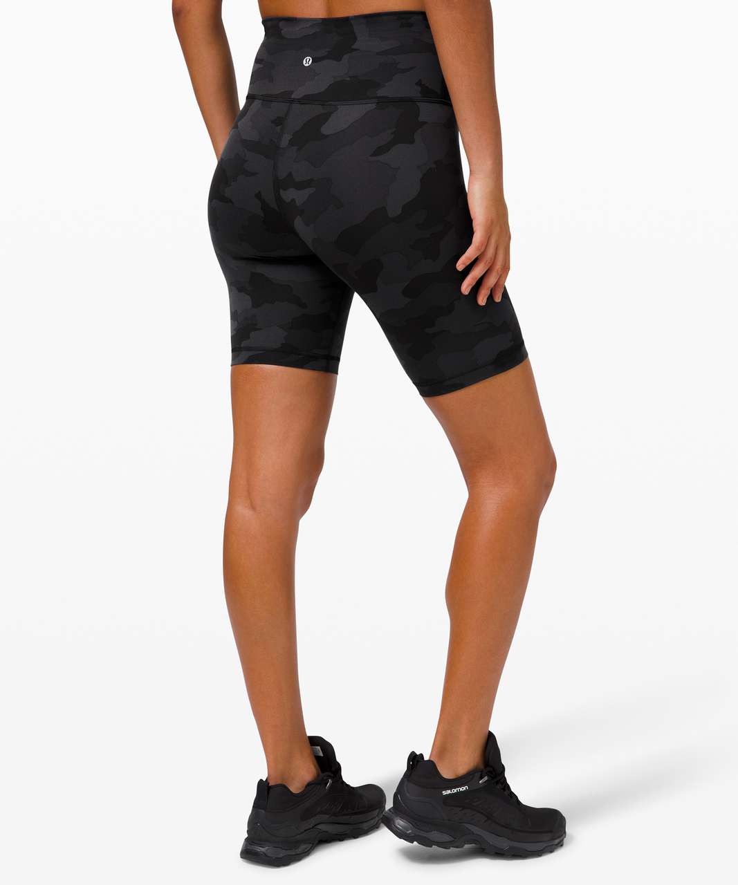 Limited Release Lululemon Base Pace High-Rise Short 8 - Heritage 365 Camo  Deep Coal Multi Womens Shorts