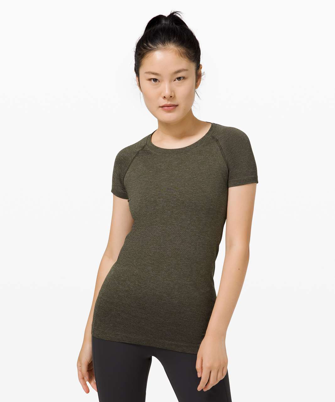 NEW Women Lululemon Swiftly Tech Short Sleeve 2.0 Rainforest Green Size 4