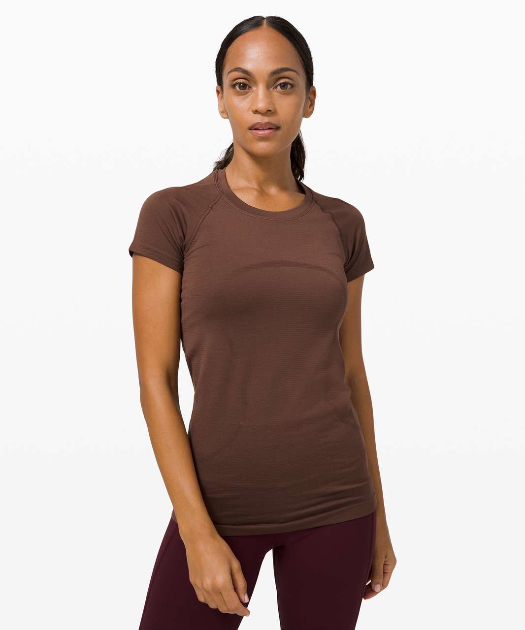 Lululemon Swiftly Tech Short Sleeve 2.0 - Brown Earth / Brown Earth - lulu  fanatics