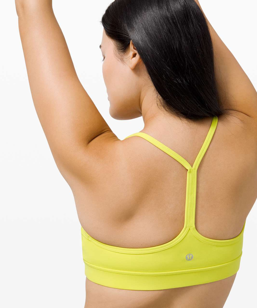 Lululemon Flow Y Bra Nulu *Light Support, B/C Cup - Yellow Serpentine -  lulu fanatics