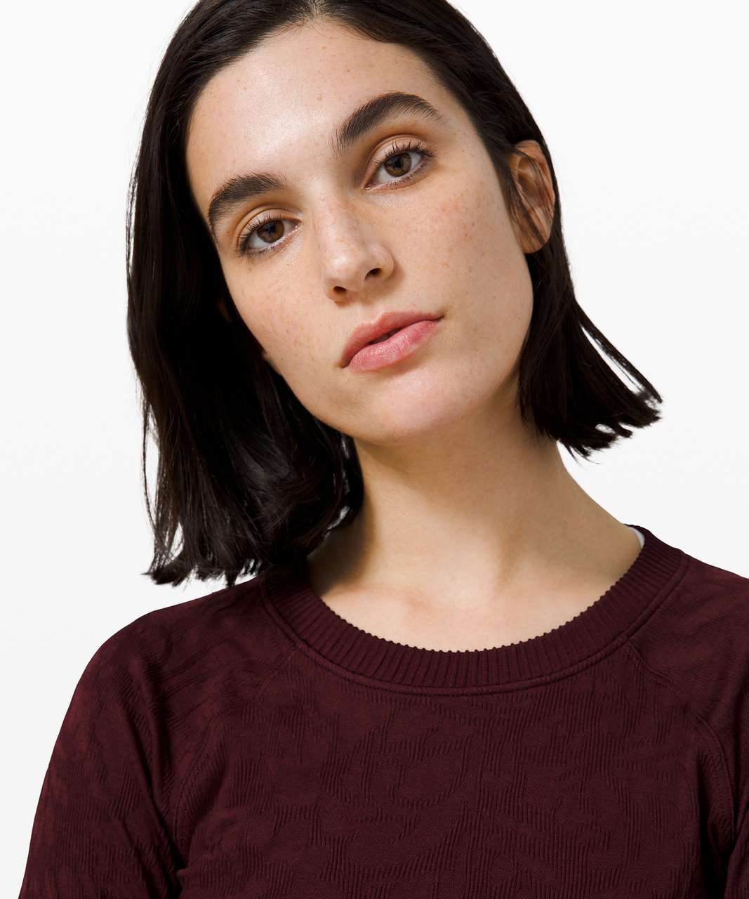 Lululemon Rest Less Pullover - Garnet / Garnet