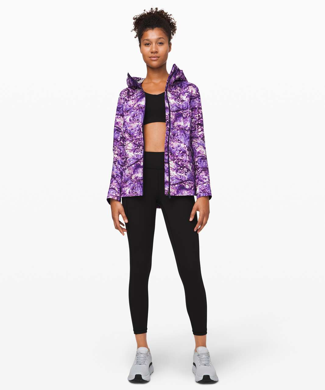 Lululemon The Rain Is Calling Jacket - Fractal Forest Pink Multi