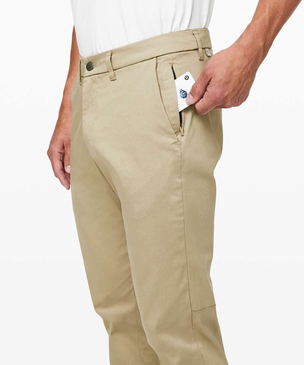 Beige Commission technical trousers, Lululemon