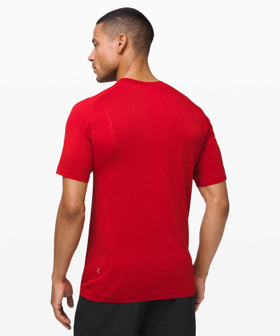 Lululemon Metal Vent Tech Short Sleeve - Dark Red / Dark Red