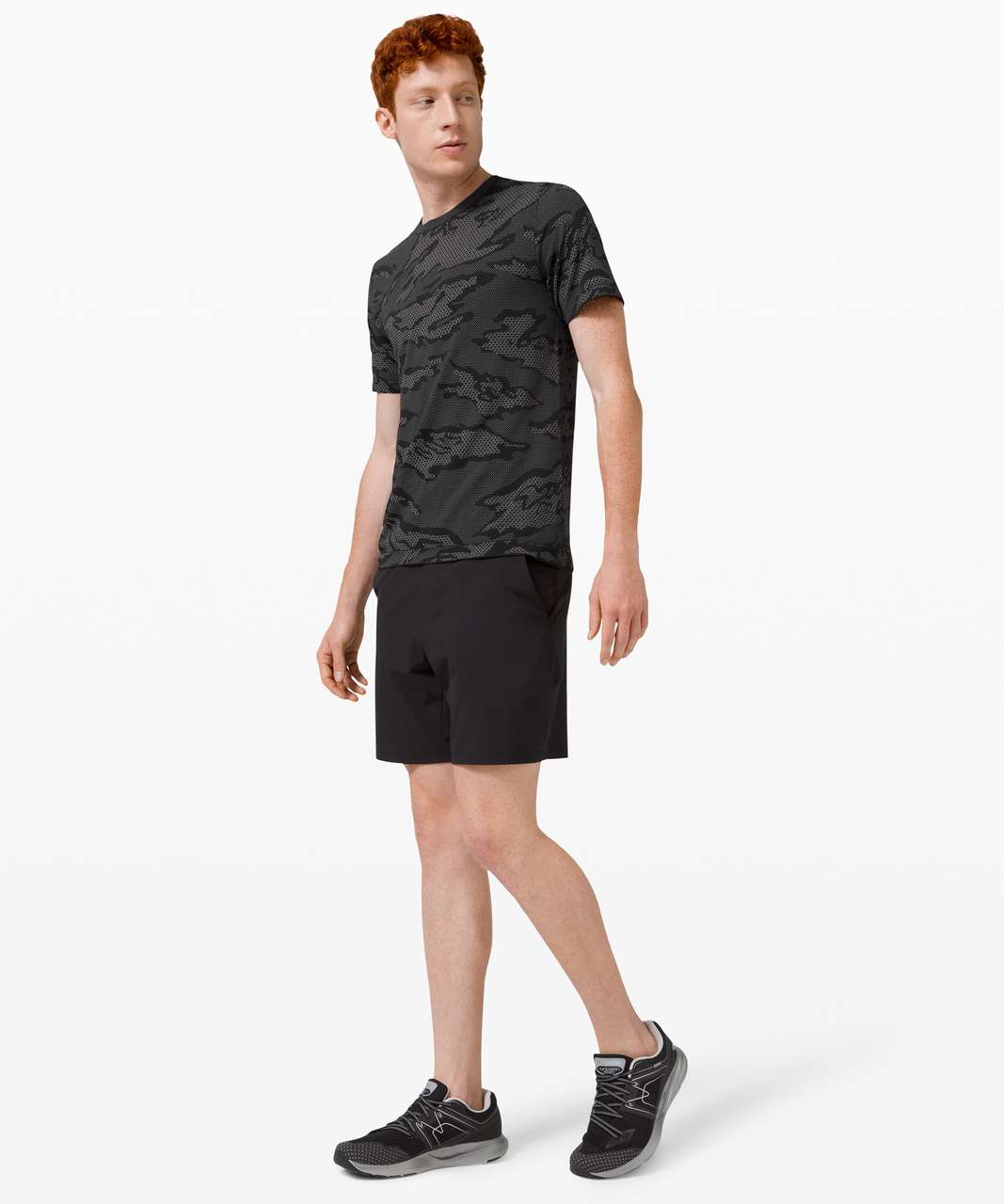 Lululemon Metal Vent Breathe Short Sleeve *City Edition - City Camo / Silver Drop / Black