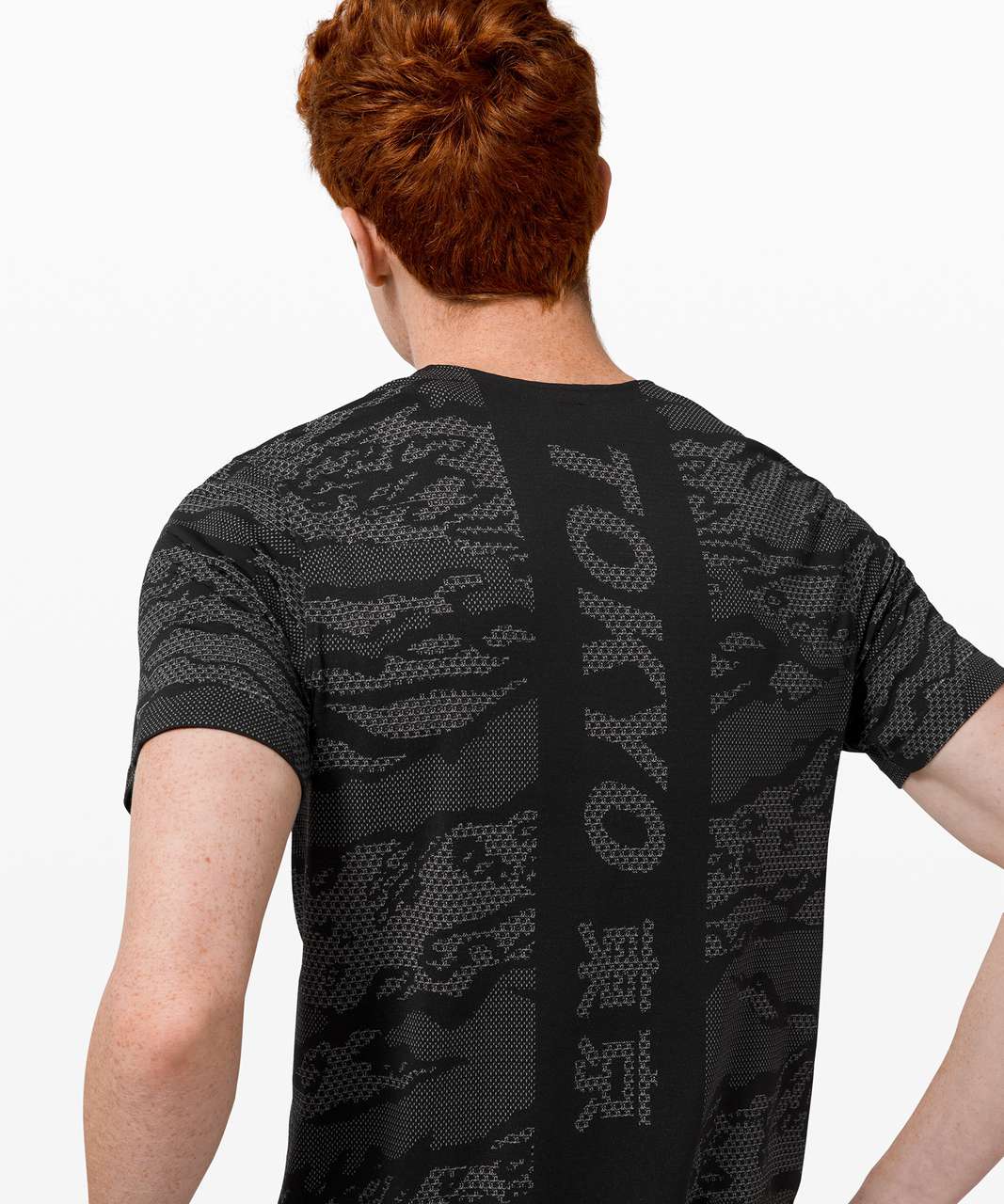 Lululemon Metal Vent Breathe Short Sleeve Toronto - City Camo / Silver Drop  / Black - lulu fanatics