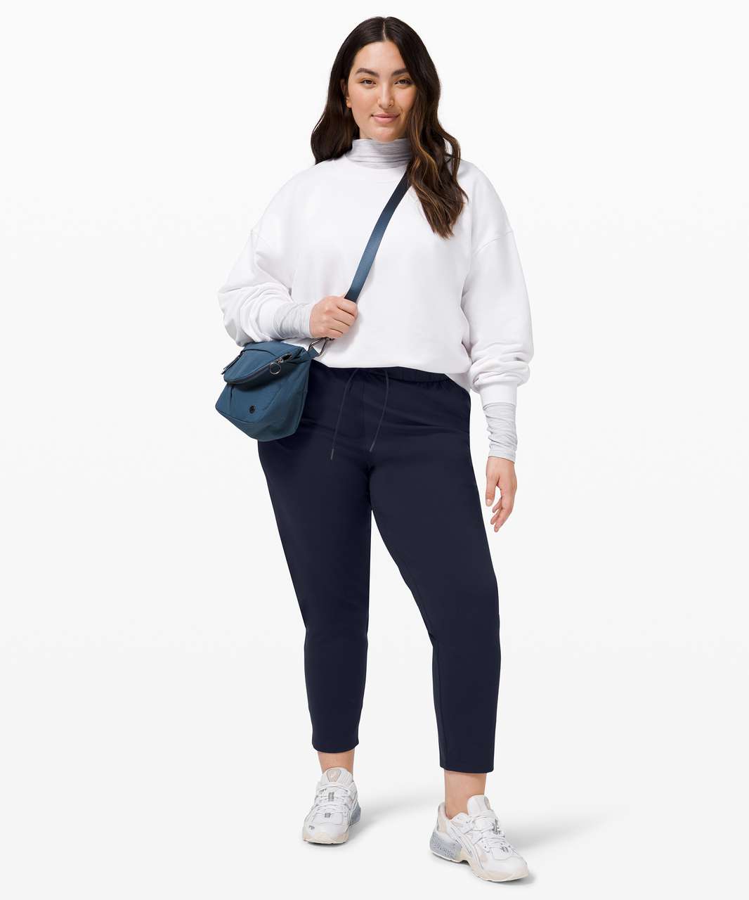 Lululemon Stretch High-Rise Pant 7/8 Length - True Navy - lulu fanatics