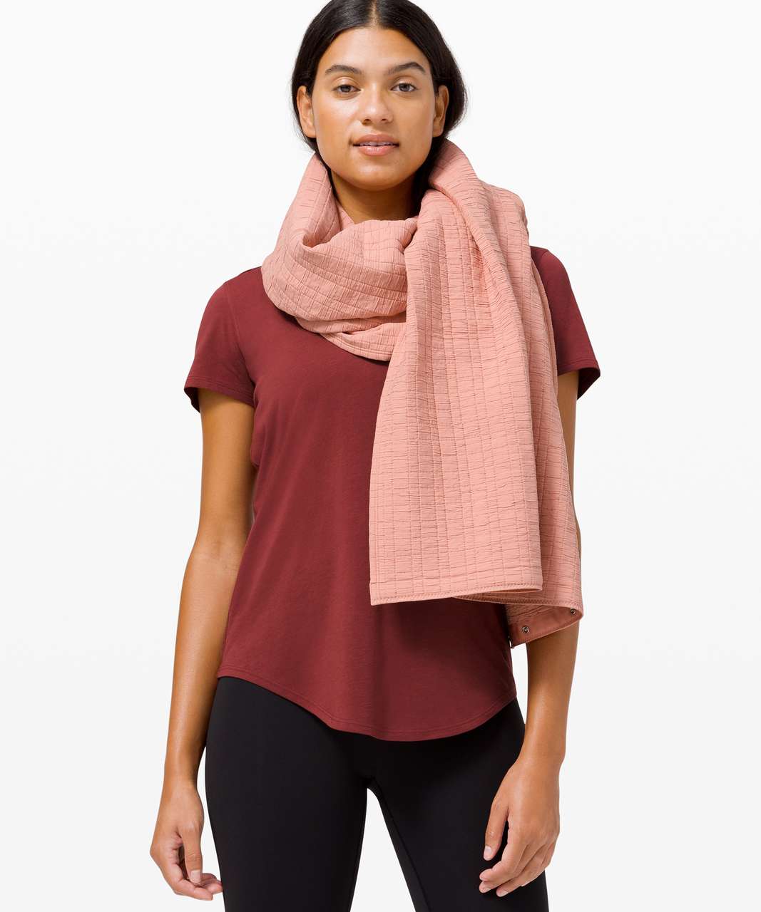 Lululemon Vinyasa Wrap Heathered Hot Pink One Size 