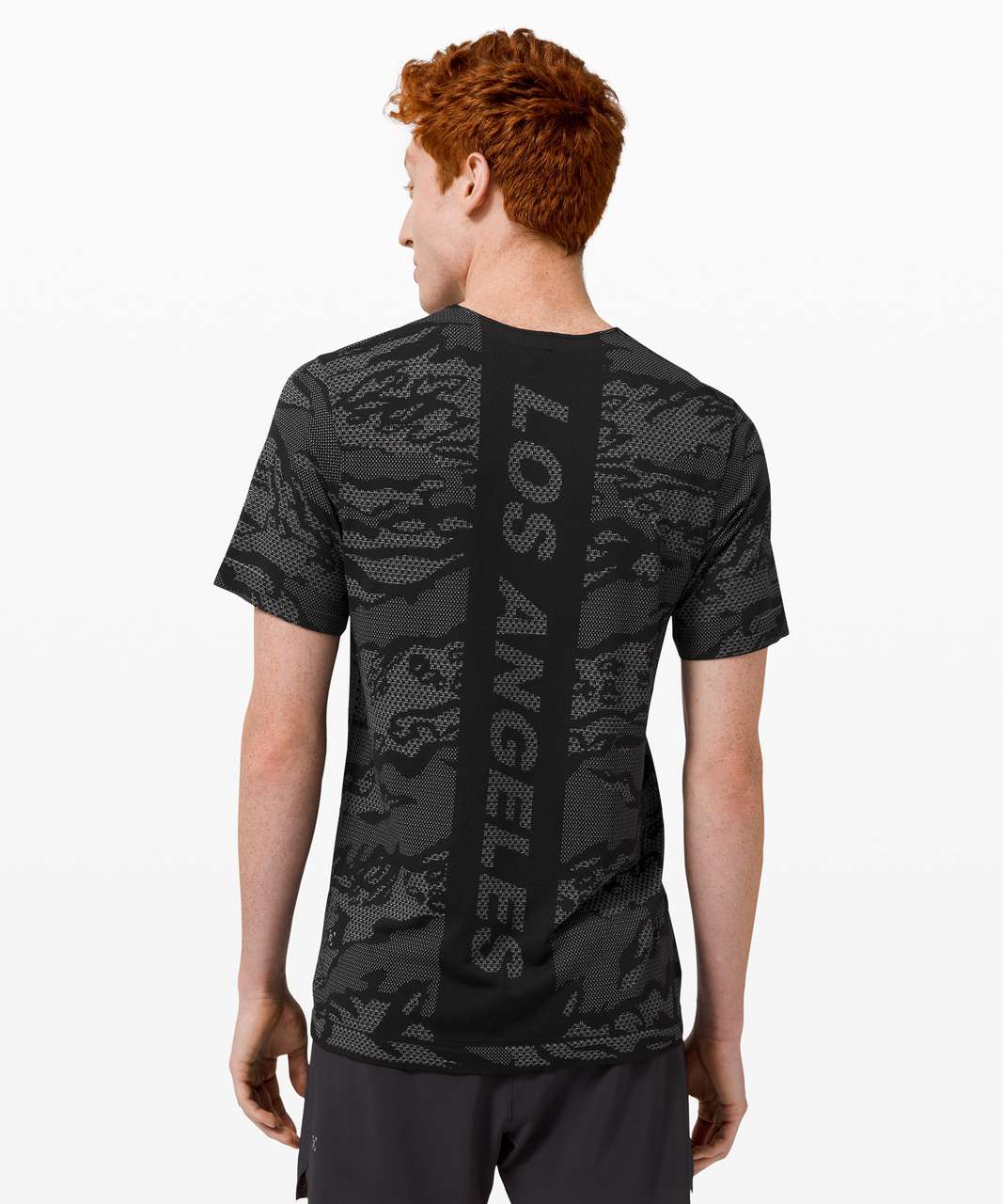 Lululemon Metal Vent Breathe Short Sleeve *City Edition - Los Angeles / Silver Drop / Black