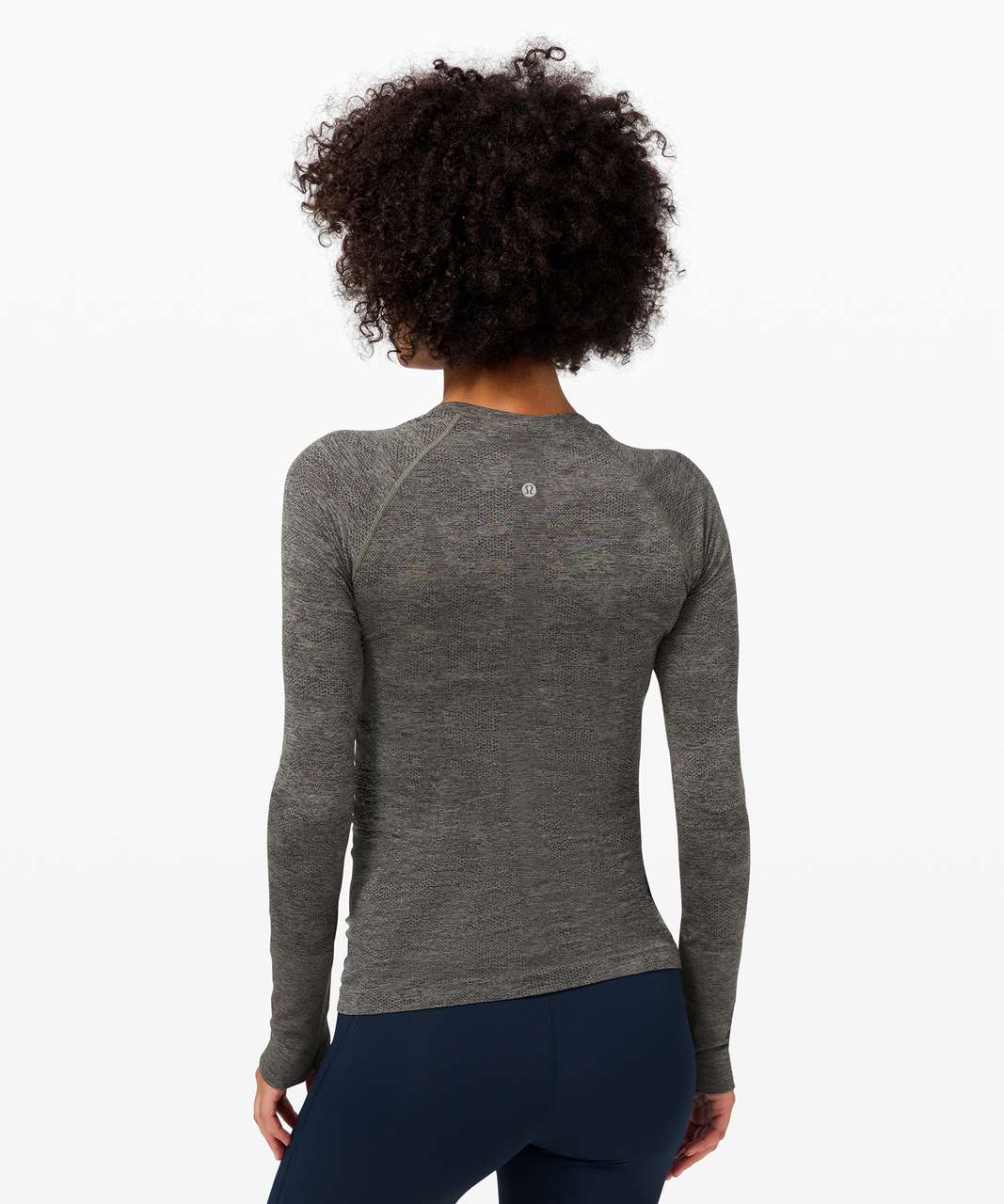 Lululemon Swiftly Tech Long Sleeve 2.0 - Variegated Mesh Camo Black / Grey  Sage - lulu fanatics