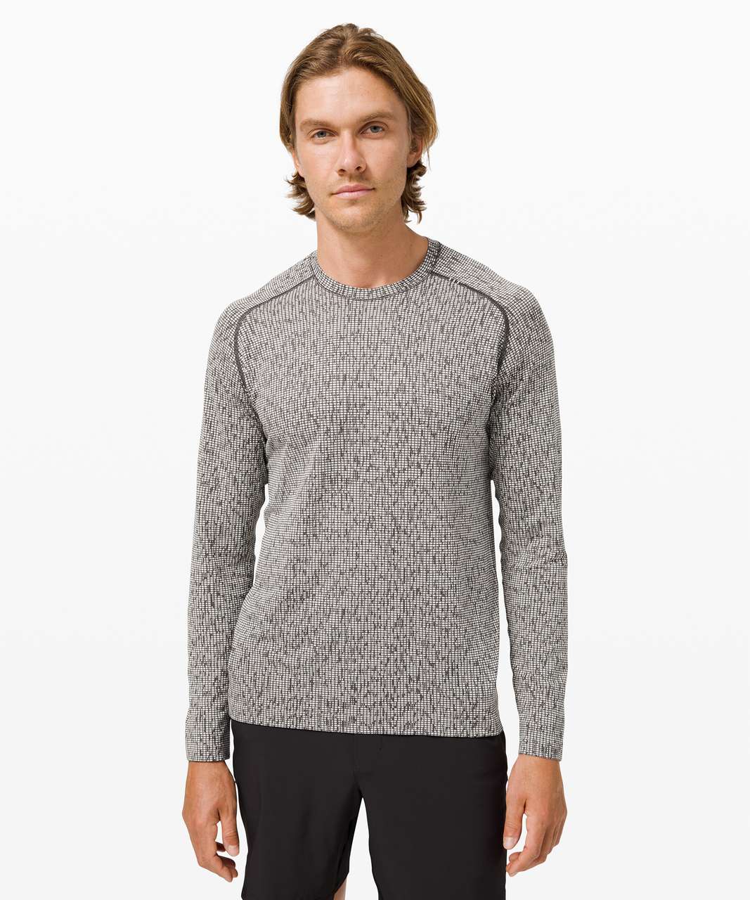 Lululemon Metal Vent Tech Long Sleeve 2.0 - Space Code Graphite Grey / Vapor