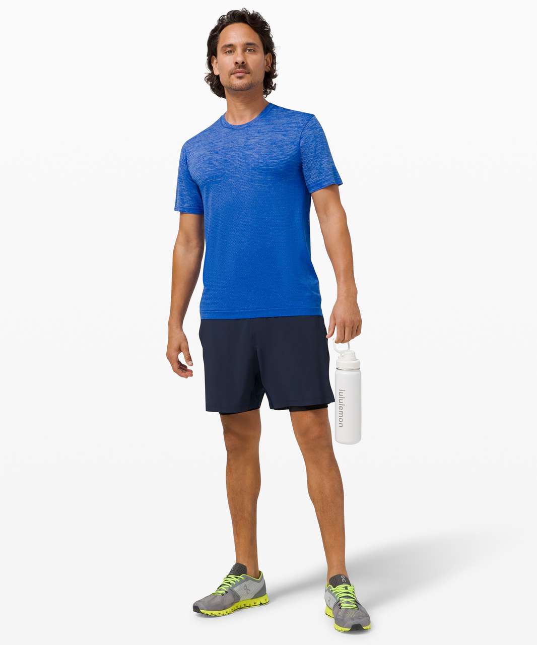 Lululemon Metal Vent Breathe Short Sleeve - Aero Blue / Cerulean Blue