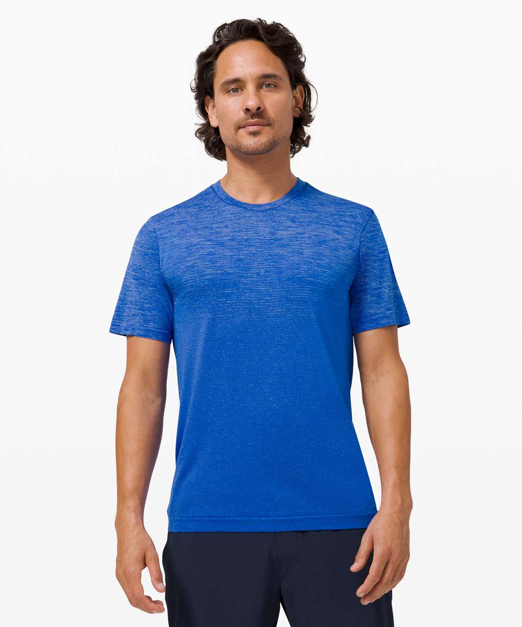 Lululemon Metal Vent Breathe Short Sleeve - Aero Blue / Cerulean Blue