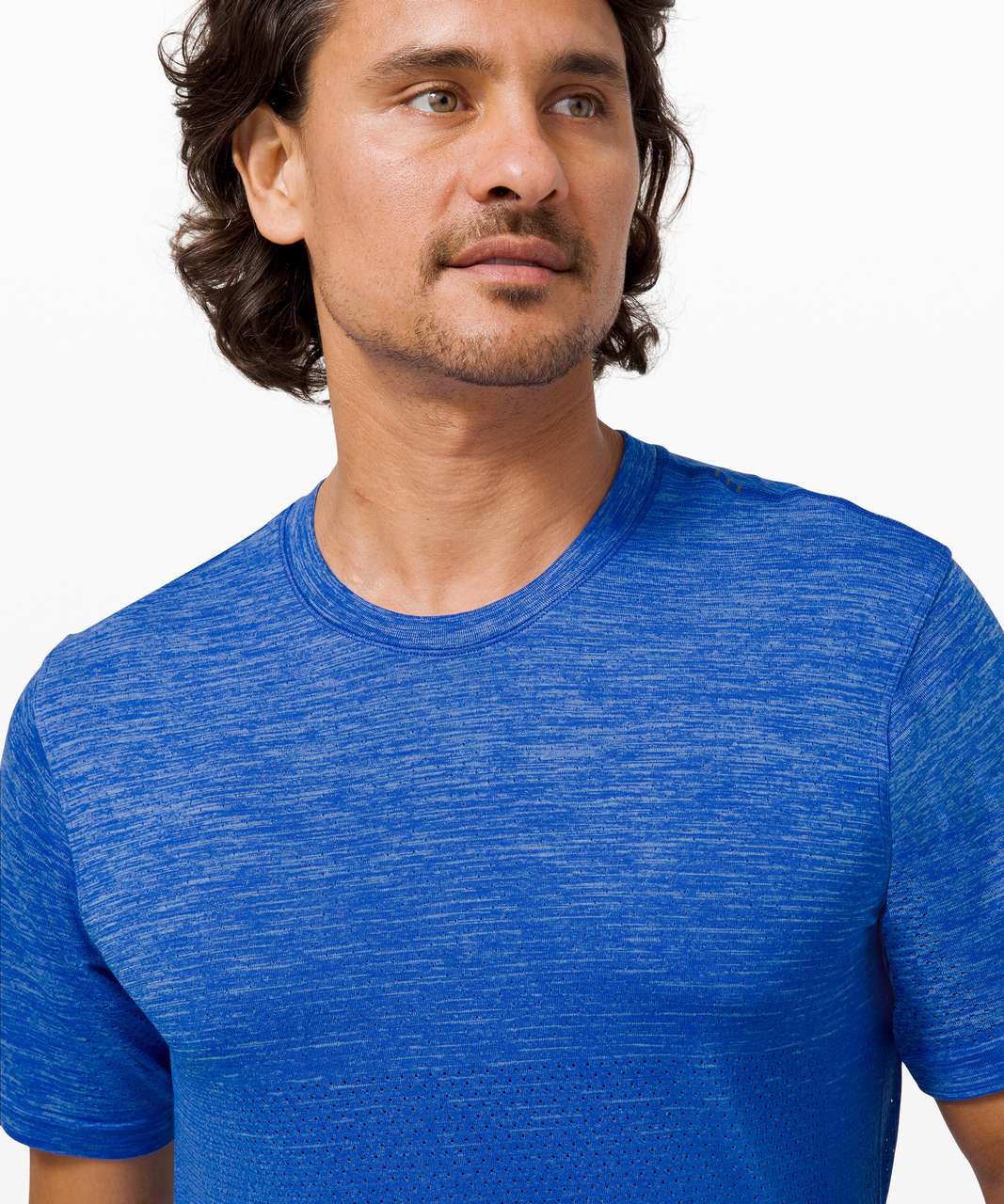 Lululemon Metal Vent Breathe Short Sleeve - Aero Blue / Cerulean Blue