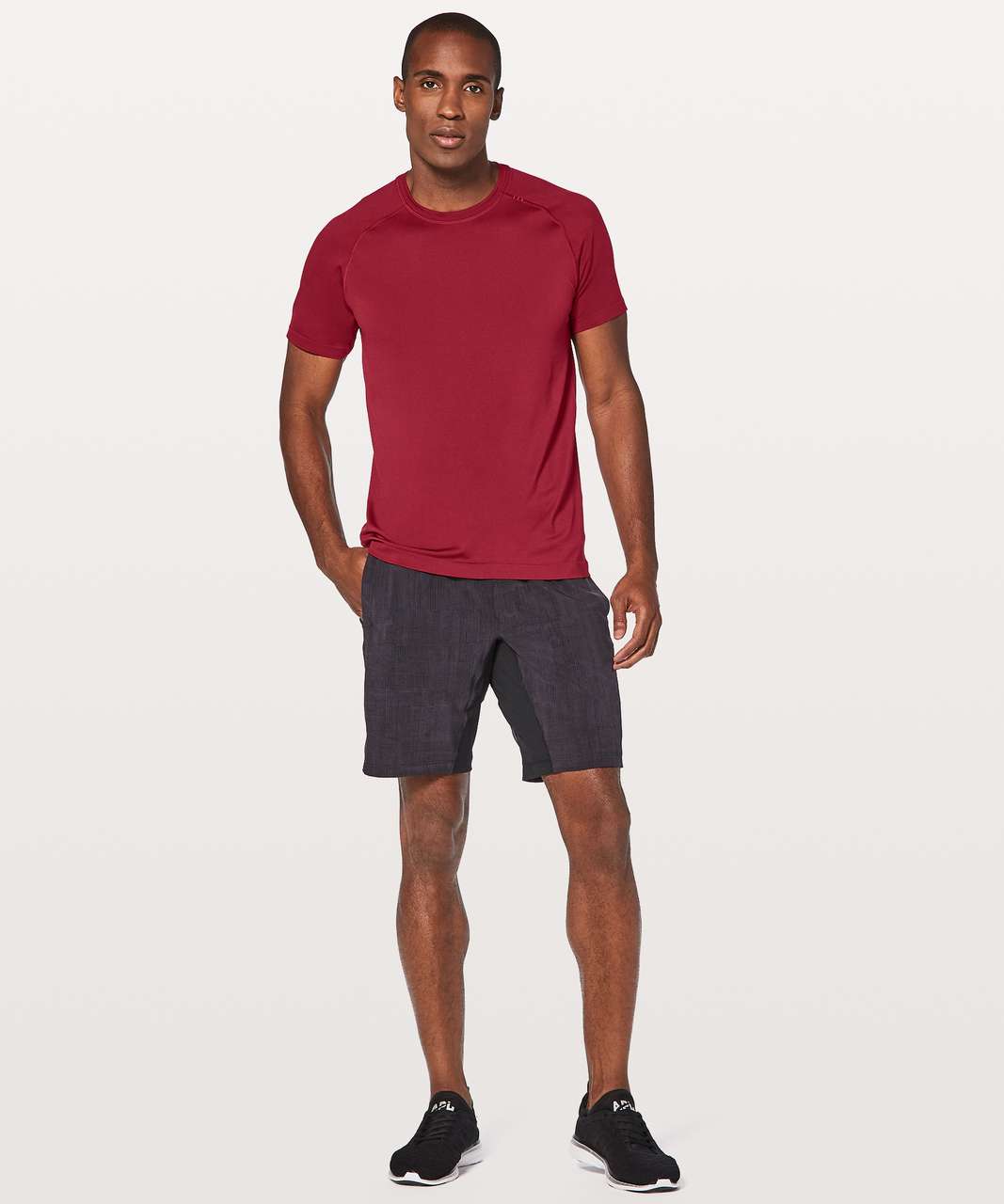 Lululemon Metal Vent Tech SS - Prep Red / Prep Red