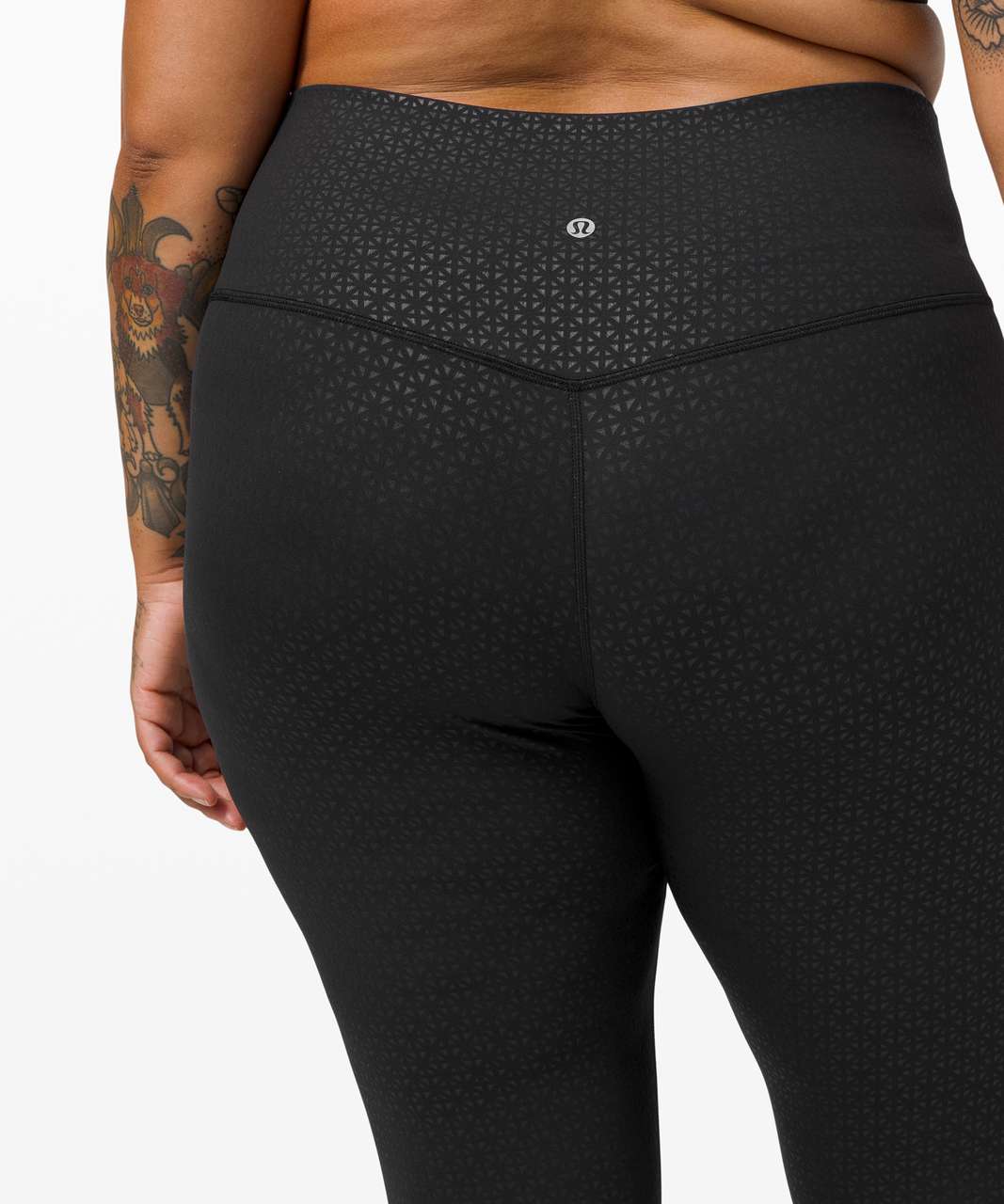 lululemon lattice work emboss black