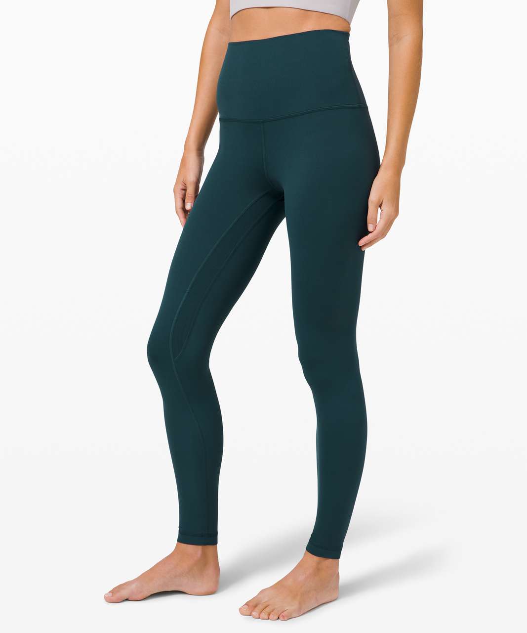 Lululemon Aligned Angles Super High Rise Tight 28 - Black - lulu fanatics