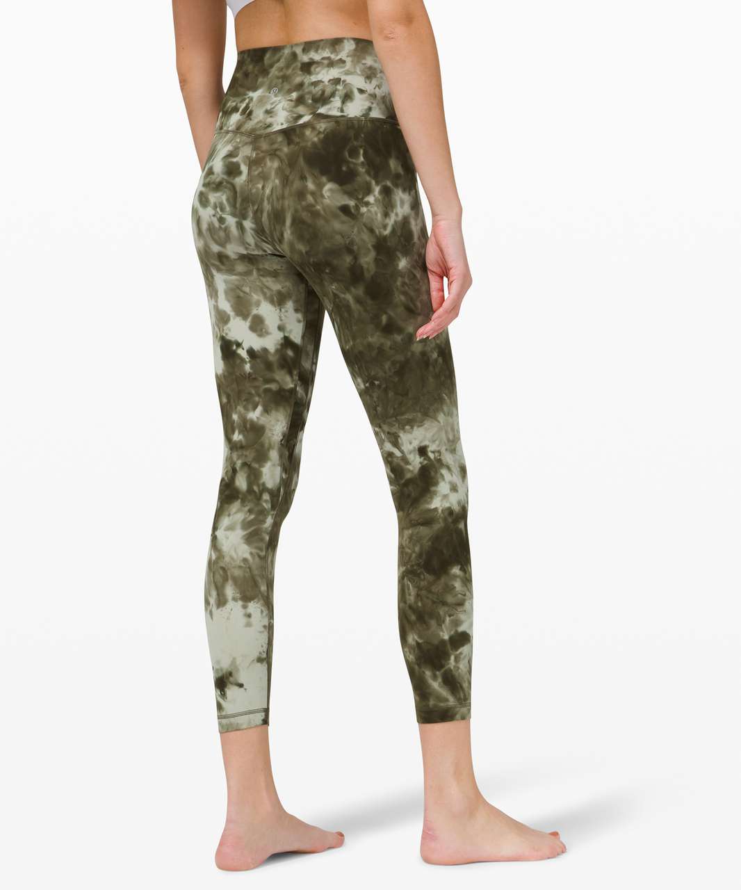 Lululemon Align HR Pant 25” Nulu Size 4 Diamond Dye Bronze Green DDGZ 25950