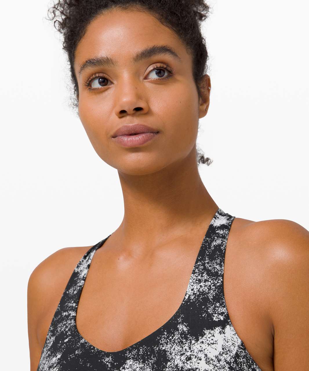 Lululemon Free To Be Serene Bra *Light Support, C/D Cup - Aerify Jacquard Black Alpine White