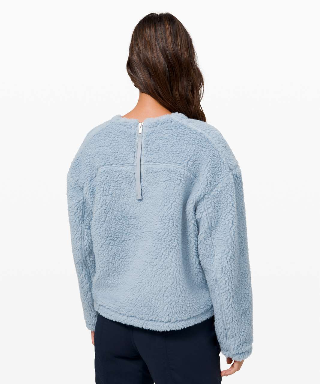 Lululemon Ribbed Funnel Neck Pullover - Heathered Black - lulu fanatics