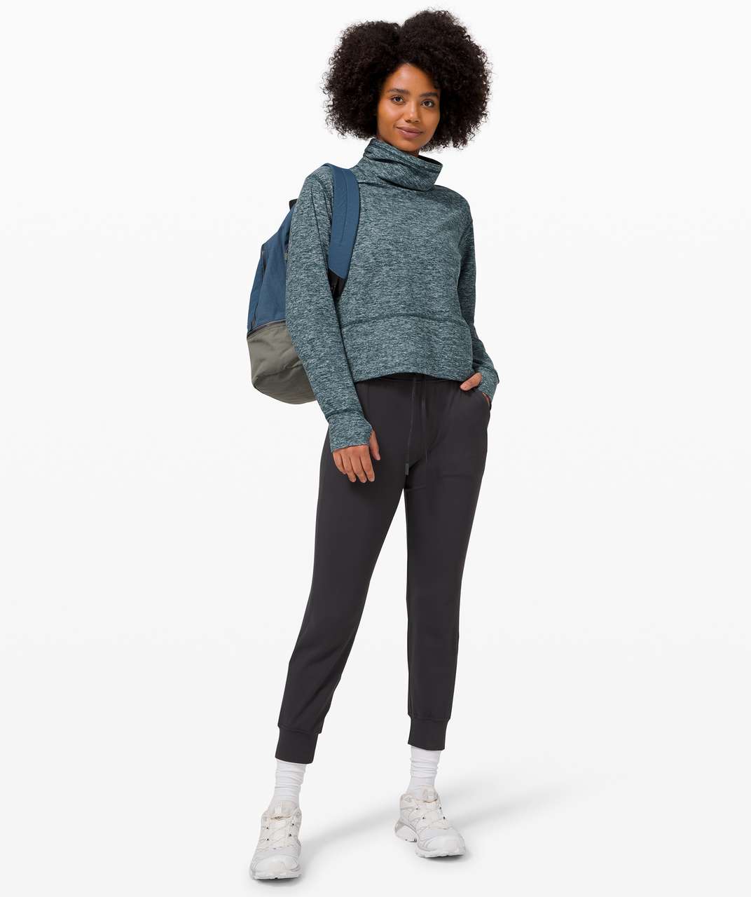 Lululemon Ready to Rulu Fleece Pullover - Heathered Submarine