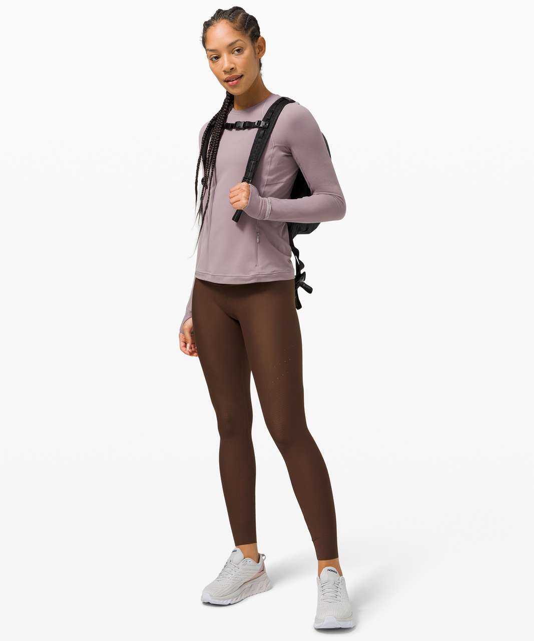 Lululemon Zoned In Tight 27” *Envelope Pocket - Brown Earth - lulu fanatics