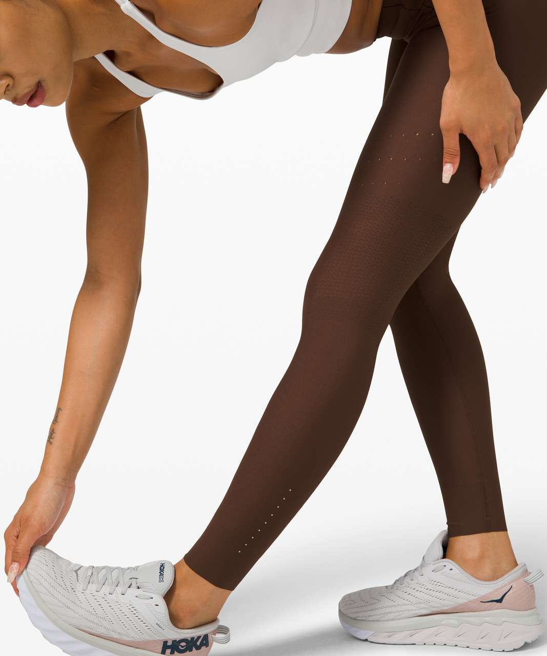 Lululemon Unlimit tights 25 in shade Brown Earth, - Depop