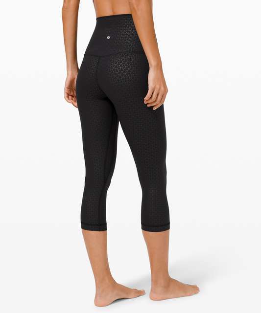 Lululemon Get Centred High Rise Crop 21 - Saddle Brown - lulu fanatics