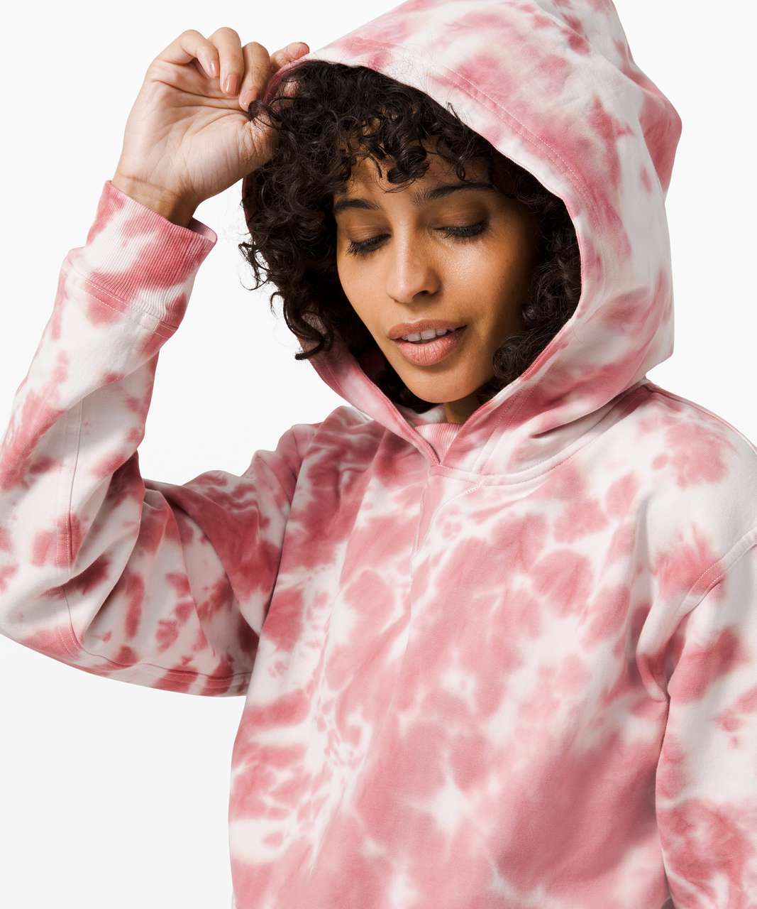 Lululemon All Yours Hoodie - Marmoleado Tie Dye Brier Rose Size 4