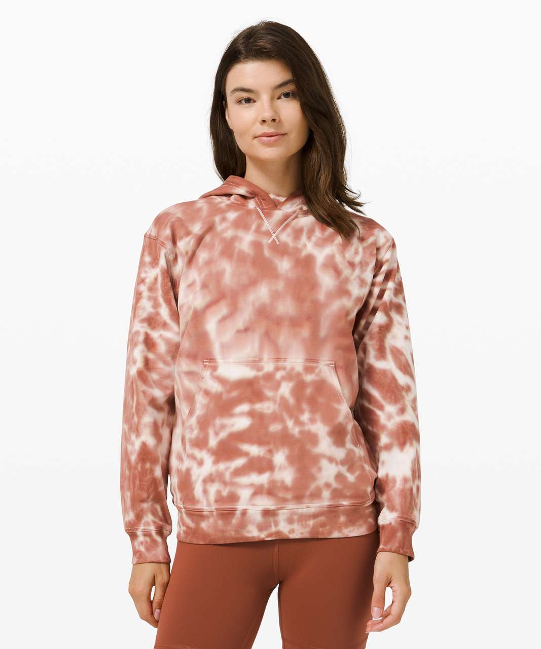 Lululemon All Yours Hoodie Tie Dye *Fleece - Marmoleado Tie Dye Ancient  Copper - lulu fanatics