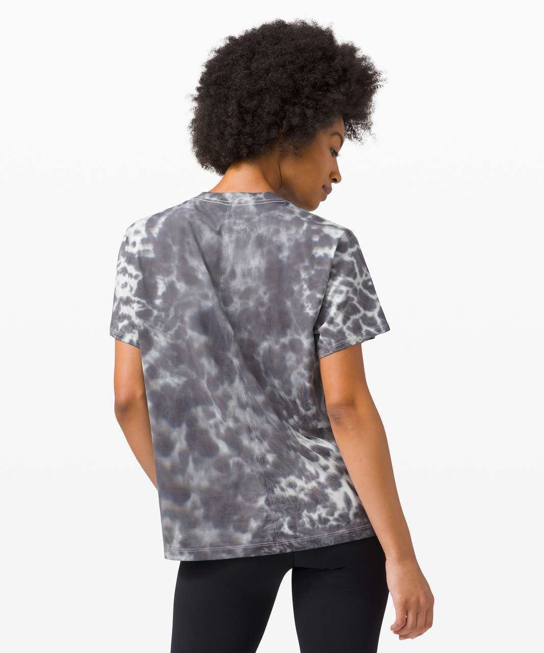 Lululemon All Yours Tee *Tie Dye - Marmoleado Tie Dye Graphite Grey