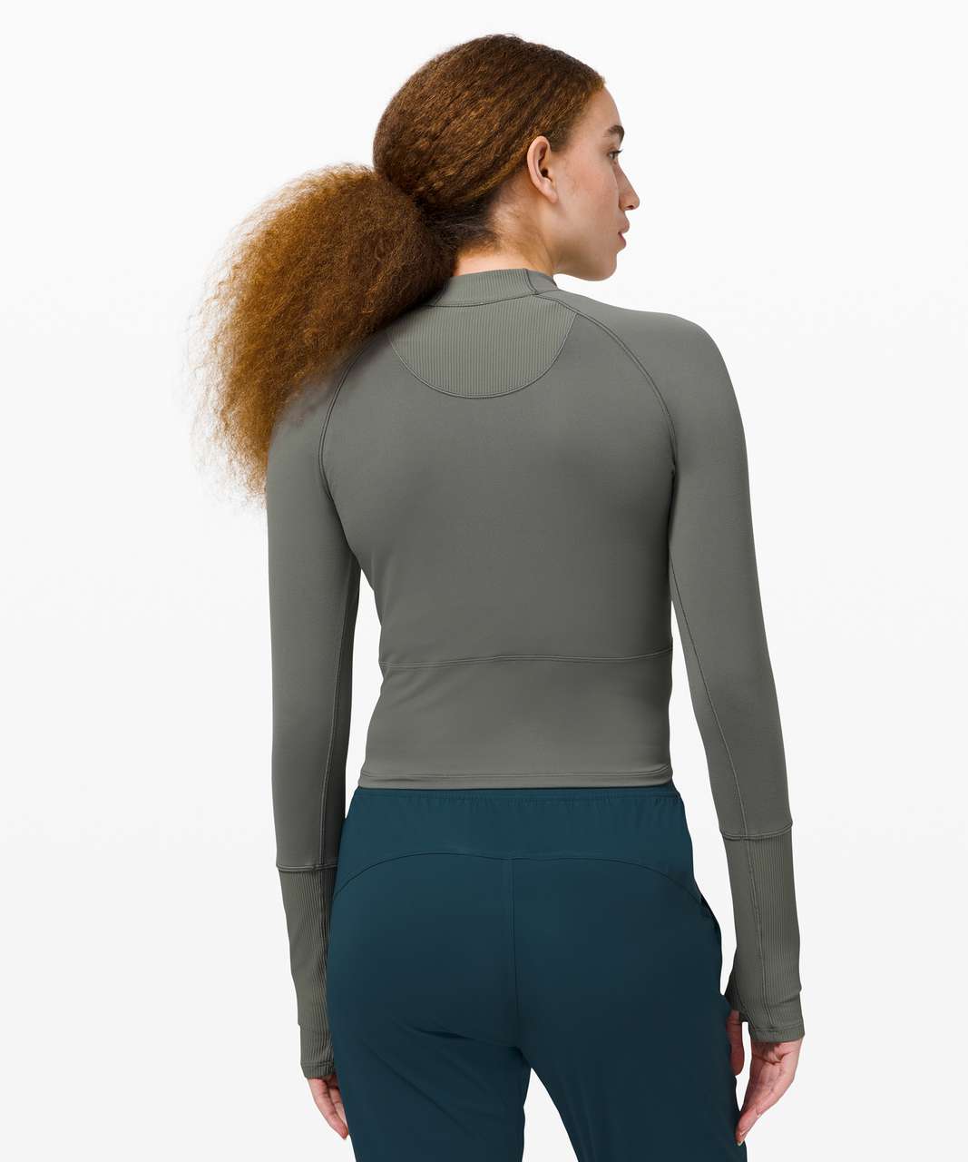 Lululemon Its Rulu Long Sleeve - Grey Sage - lulu fanatics