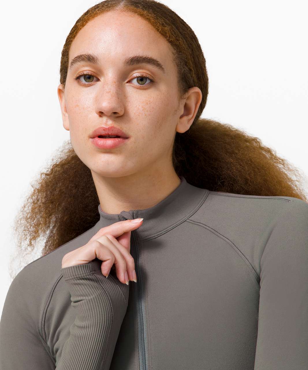 Lululemon Its Rulu Long Sleeve - Grey Sage