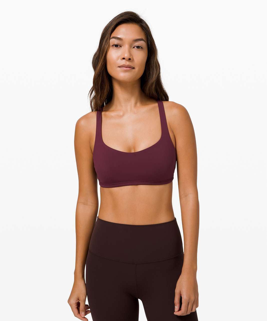 Lululemon Free To Be Bra *Light Support, A/B Cup - Cassis