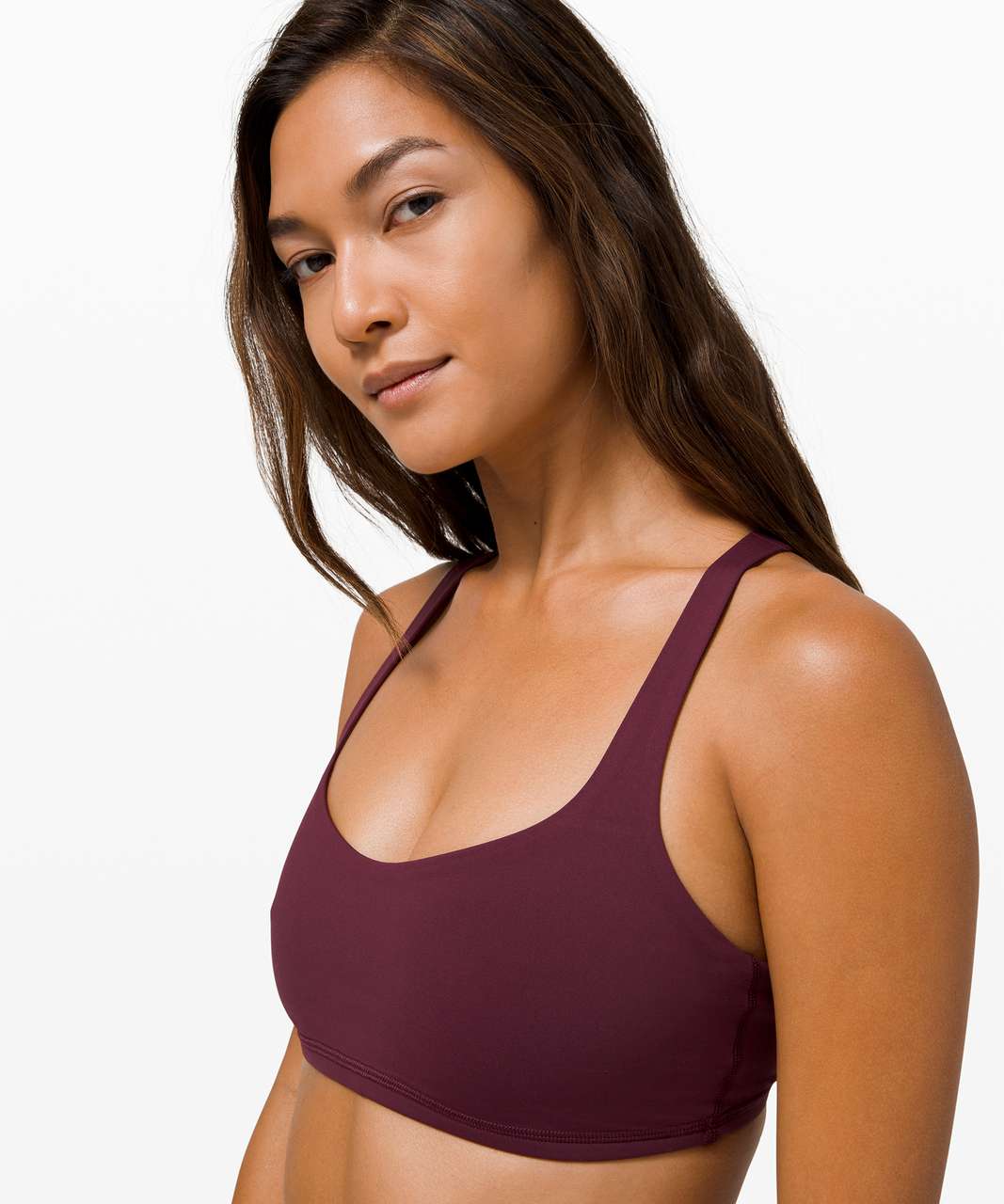 Lululemon Free To Be Bra *Light Support, A/B Cup - Cassis