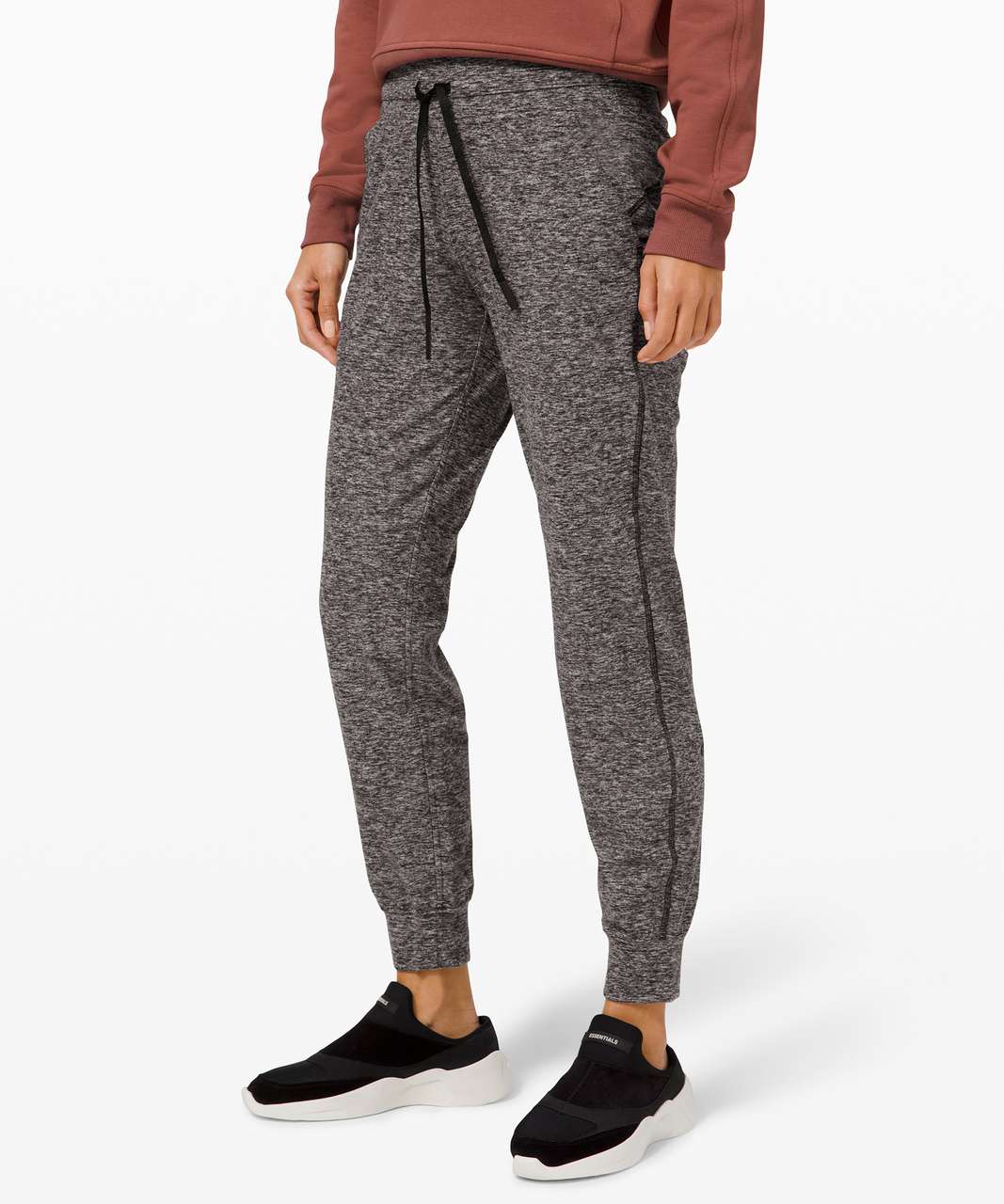 Jogger Intent Lululemon RULU - HBLK Heathered Preto