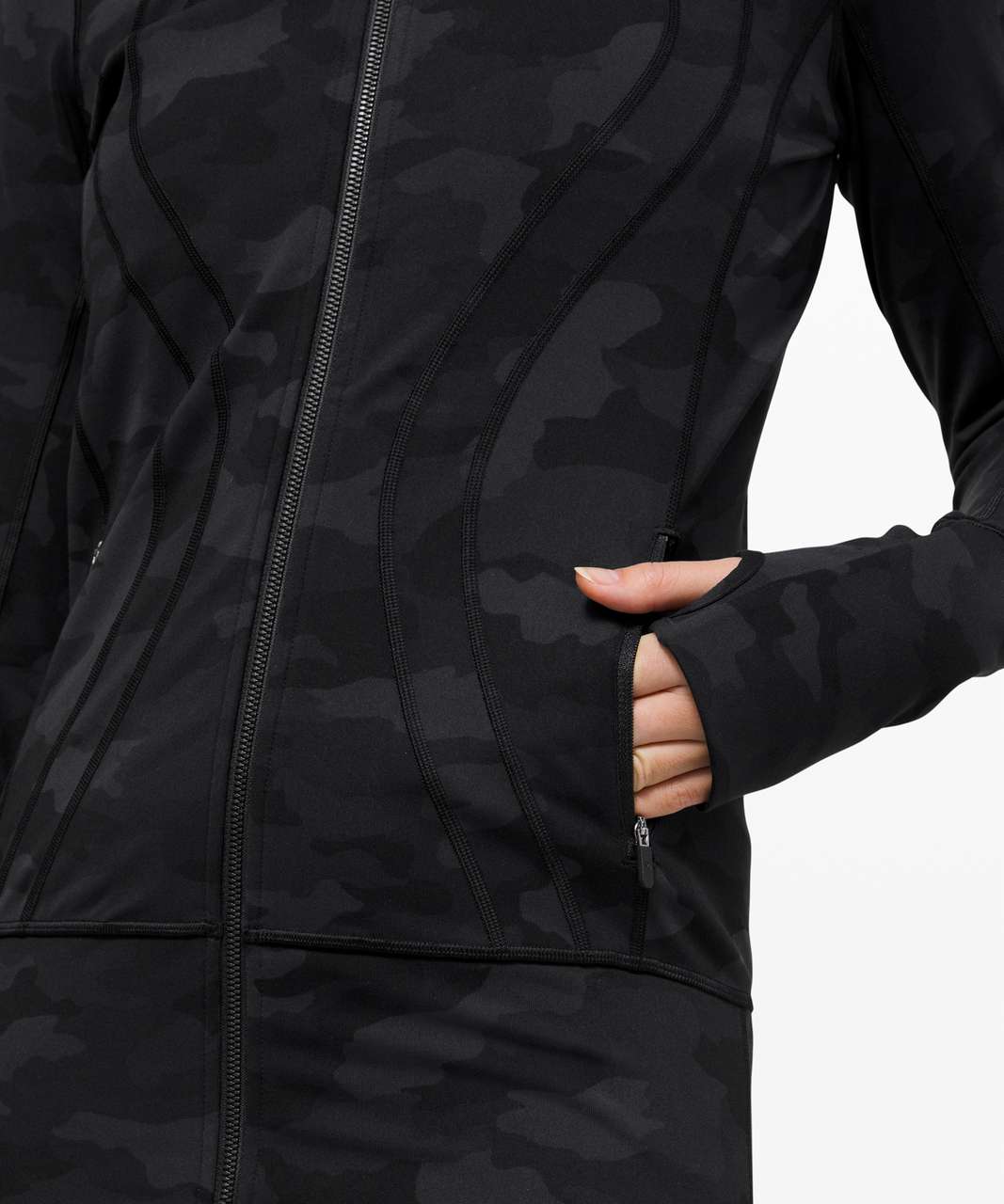 Lululemon In Stride Jacket - Heritage 365 Camo Deep Coal Multi