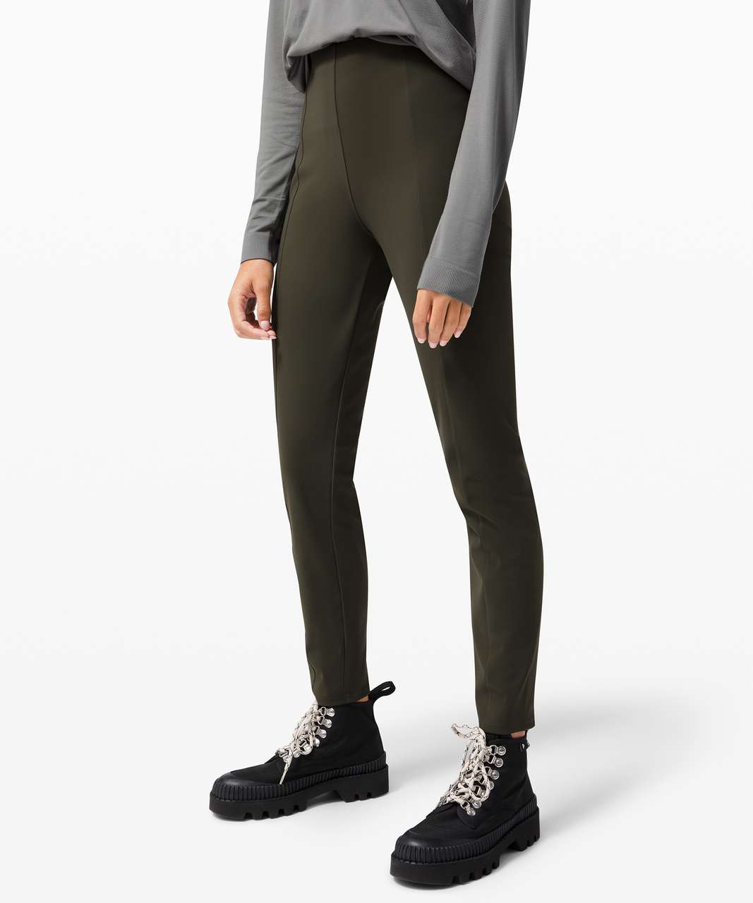 Lululemon Here to There High-Rise 7/8 Pant - Dark Olive / Dark