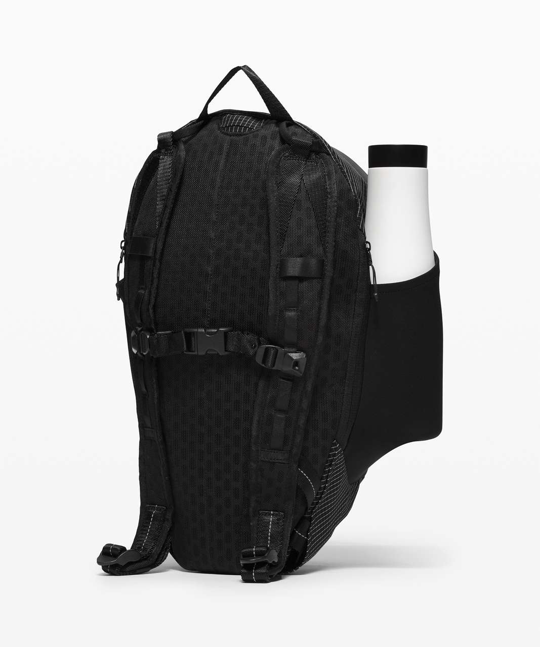 Lululemon Fast and Free Backpack *SeaWheeze - Illusionary Max Alpine White  Black / Black - lulu fanatics