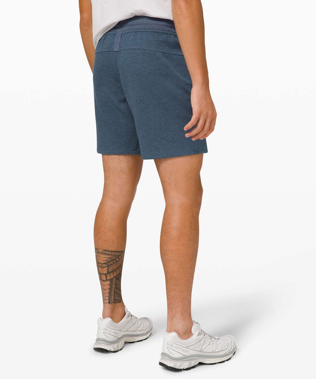 Lululemon At Ease Jogger 29 - Heathered Iron Blue / Black - lulu fanatics