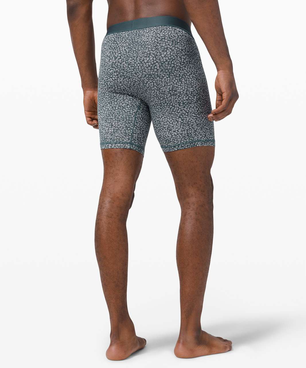 Lululemon Always In Motion Boxer *The Long One 5 Pack 7" - Heathered Core Medium Grey / Black / Pip Antique White Iron Blue / Iron Blue