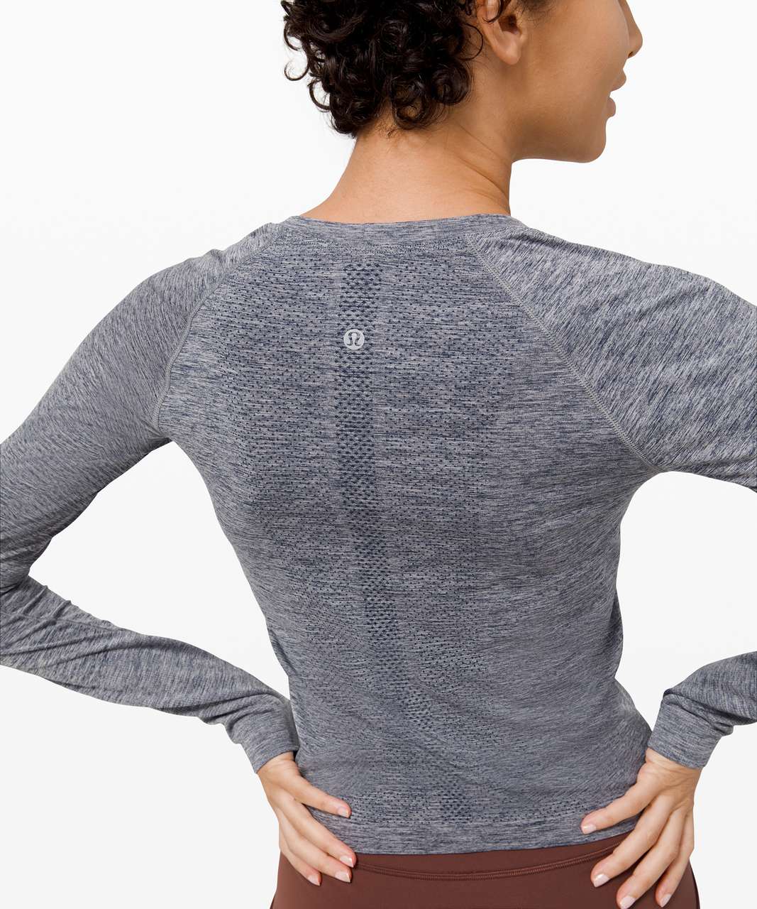 Lululemon Swiftly Tech Long Sleeve 2.0 *Race Length - True Navy / White -  lulu fanatics