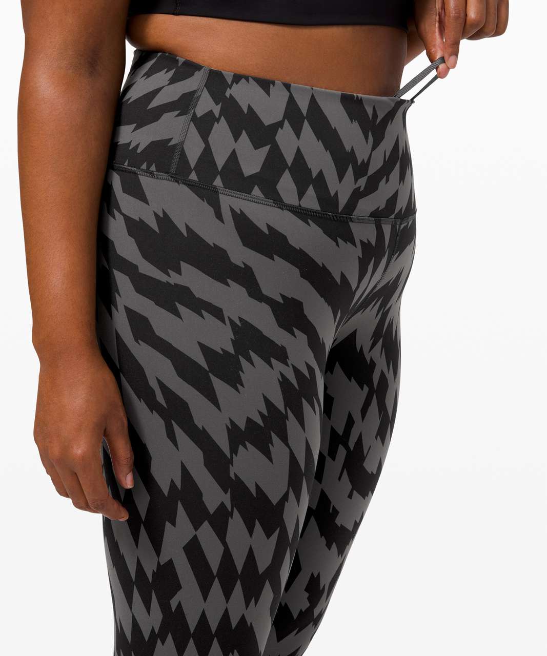 Lululemon Wunder Train High-Rise Tight 25" - Voltage Graphite Grey Black