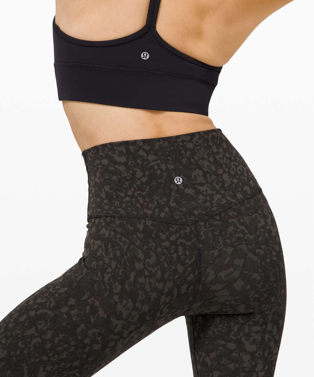 Lululemon Align Pant II 25" - Wild Thing Camo Dark Olive Multi