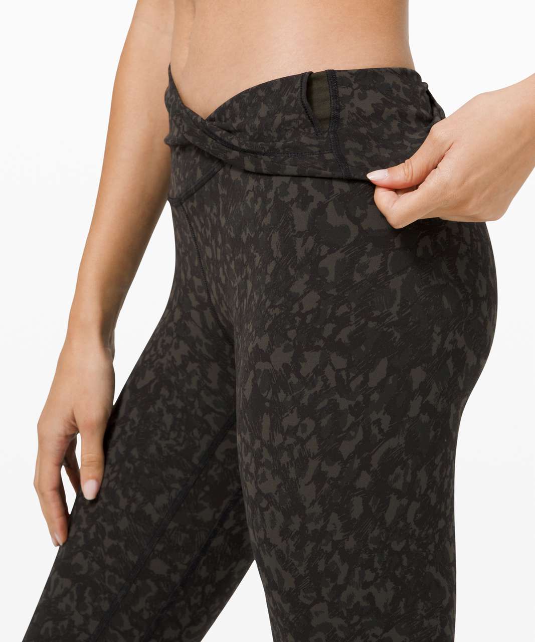 Lululemon Align Pant II 25" - Wild Thing Camo Dark Olive Multi