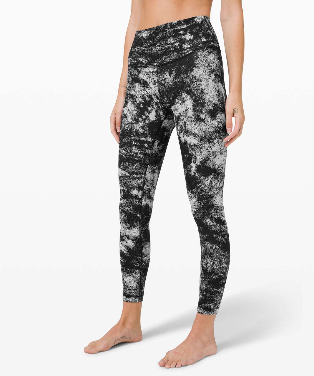 Lululemon wunder train tear it up alpine white black leggings size 2 - $67  - From Ava