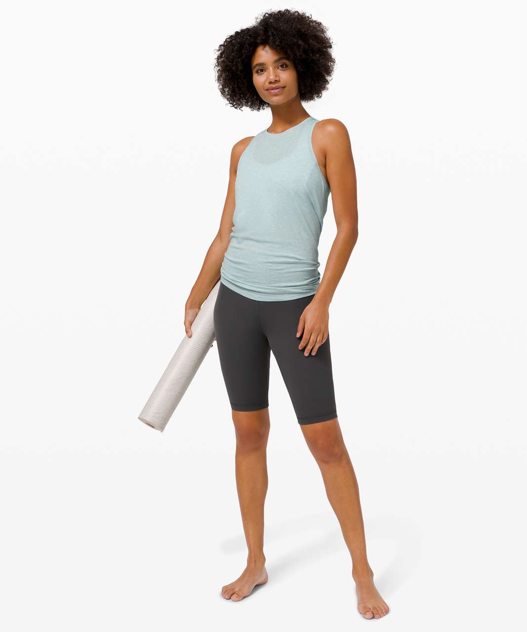 Lululemon All Tied Up Tank - Heathered Hazy Jade