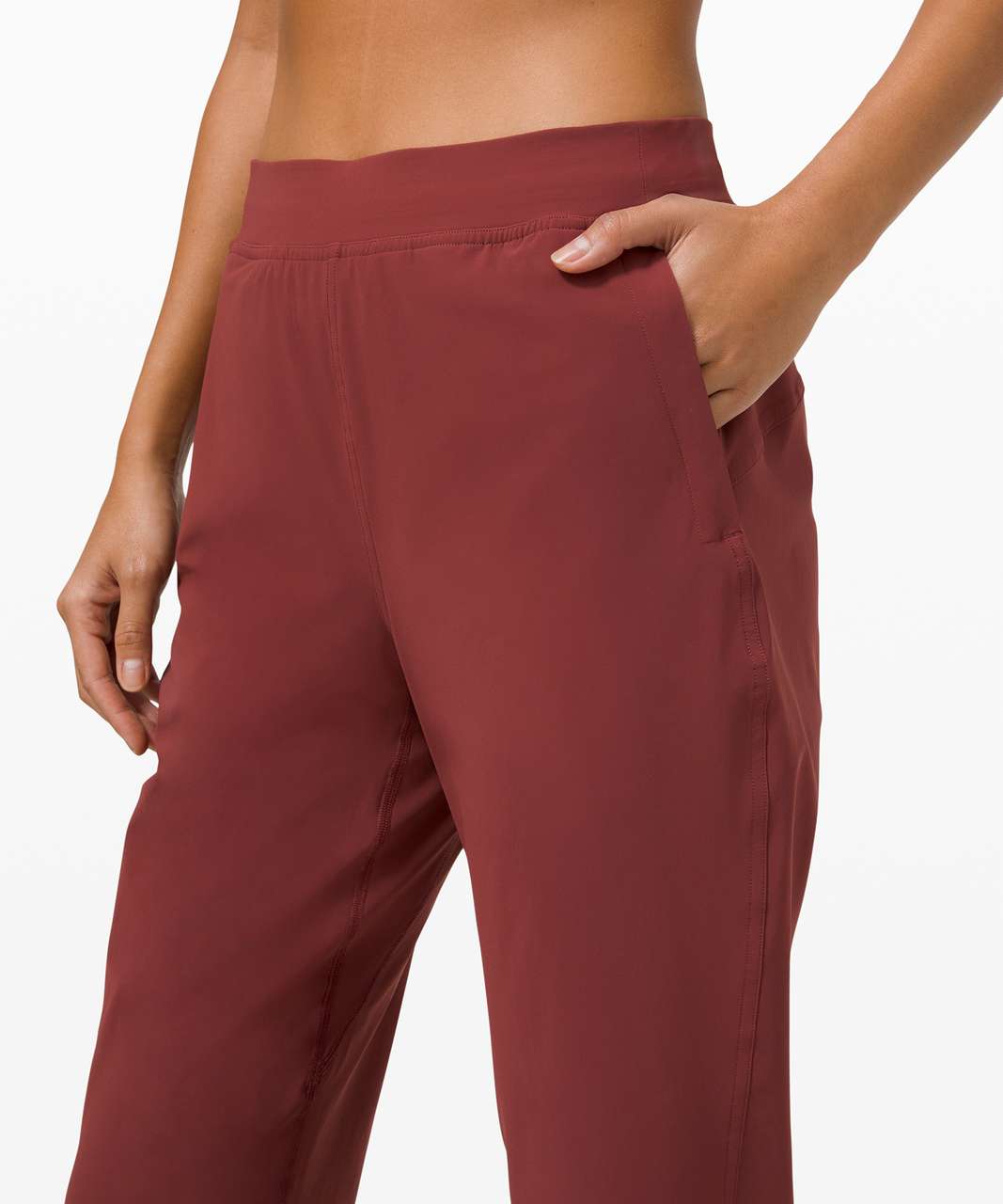 Lululemon Keep Moving Pant 7/8 Women's Size 12 High Rise Savannah Red  W5DCFS спортивная одежда купить недорого в интернет-магазине